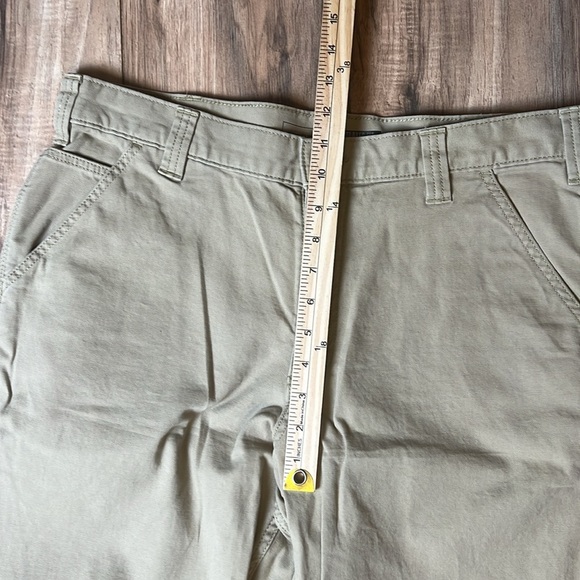 2 Pairs Carhartt Rugged Flex Relaxed Fit Canvas Work Pants Khaki Men Size 36x30 - Picture 5 of 13